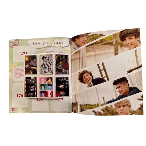 1D One Direction GROUP 10.5" x 9" Sticker Book w/Centerfold POSTER w/10 STICKERS - Picture 5 of 16